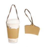 Blank cup cover with ears (with lifting rope)  1000pcs