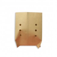 Oilproof snack punching paper bag 15x20cm  500pcs  pack