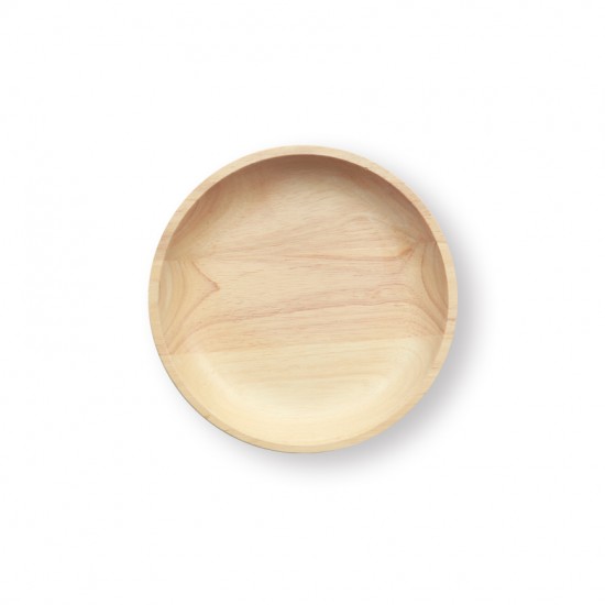Wooden Products | Wooden Plate | Round Rubber Wooden Plate