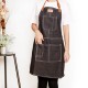 Custom apron printing Thick canvas artificial leather around the neck apron | Four colors Custom apron printing Thick canvas artificial leather around the neck apron | Four colors