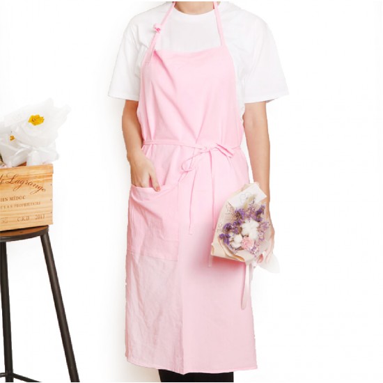 Customized apron printing Washed cotton Japanese style cotton tied rope apron | Seven colors Customized apron printing Washed cotton Japanese style cotton tied rope apron | Seven colors