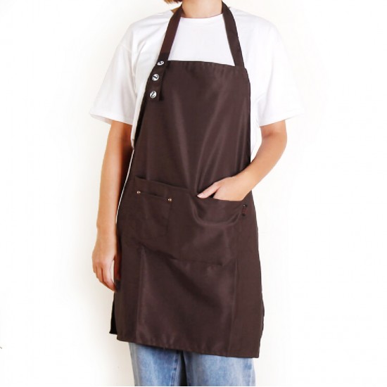 Customized Apron Prints Polyester Cotton Single Buckle Neck Apron | Tricolor Customized Apron Prints Polyester Cotton Single Buckle Neck Apron | Tricolor