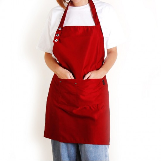 Customized Apron Prints Polyester Cotton Single Buckle Neck Apron | Tricolor Customized Apron Prints Polyester Cotton Single Buckle Neck Apron | Tricolor